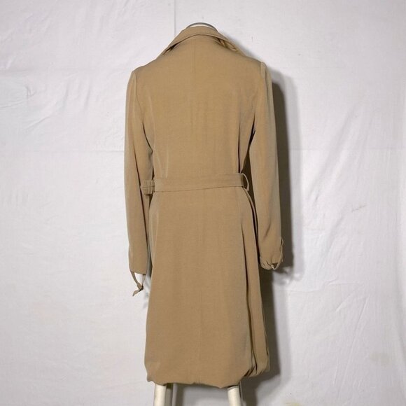 Vintage Rico Salandanan Tan Long Blazer Light Jacket M - Picture 4 of 14